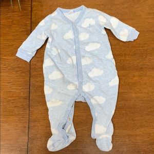 Baby Gap 3-6M, EUC, Blue with Clouds PJ